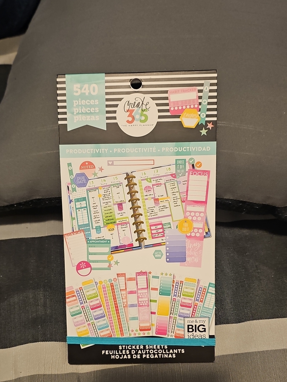 Mambi Create 365 Sticker Pack - Pastel Teal, Pink, Yellow, Purple
